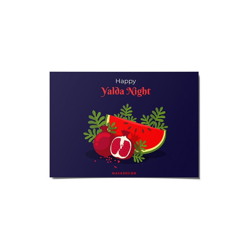 کارت پستال ماسا دیزاین مدل    venus020 طرح شب یلدا