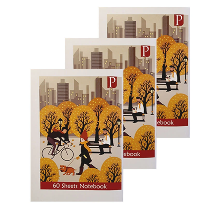 دفتر مشق 60 برگ مدل پاییز مجموعه 3 عددی