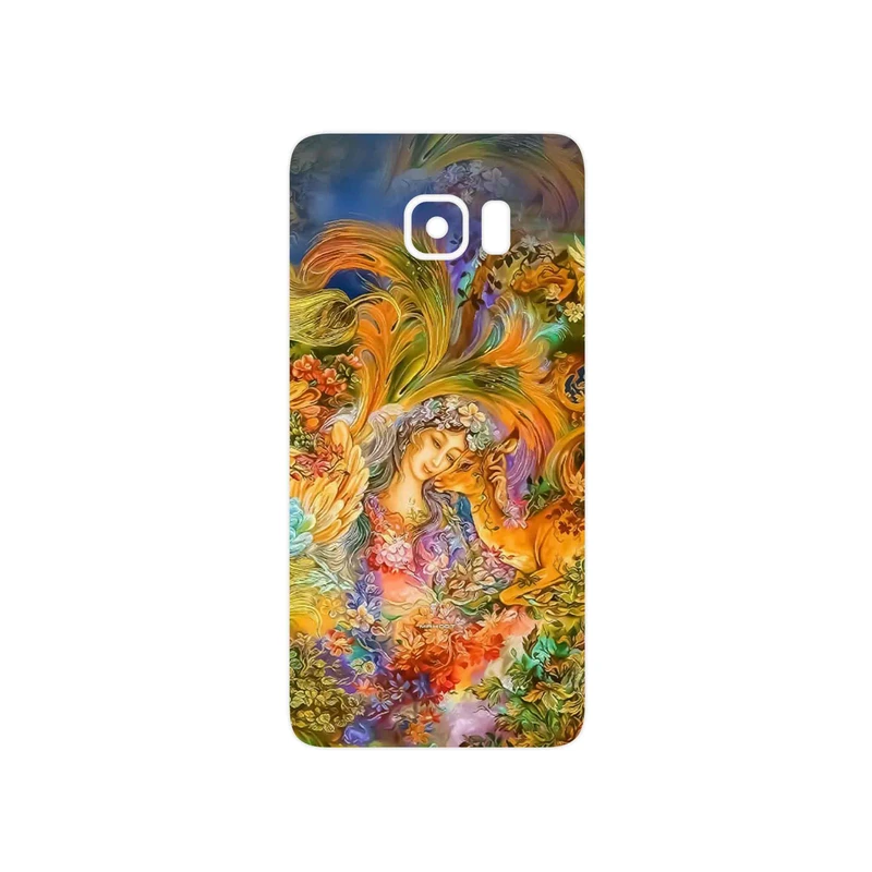 برچسب پوششی ماهوت مدل Persian miniature 3 مناسب برای گوشی موبایل سامسونگ Galaxy S6 Edge