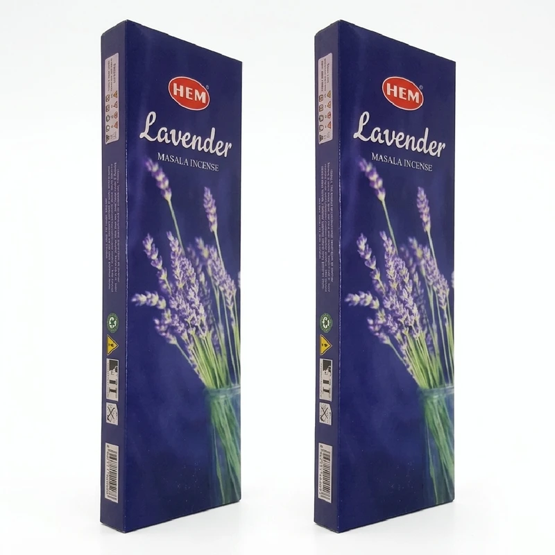 عود دست ساز هم مدل Lavender رایحه اسطوخودوس بسته 2 عددی