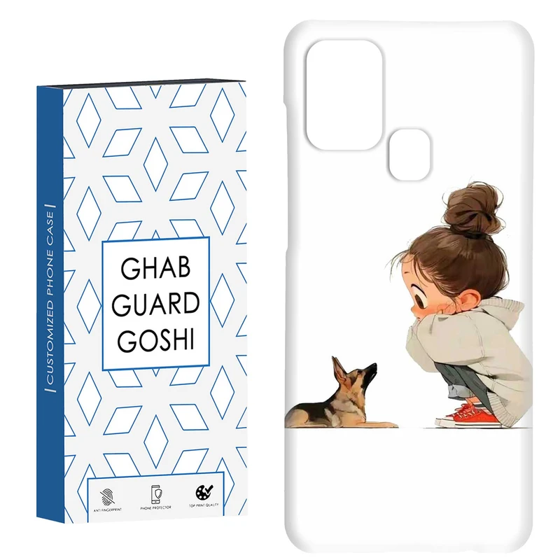 کاور قاب گارد گوشی طرح دخترانه کد Dimo-864 مناسب برای گوشی موبایل سامسونگ Galaxy A21s