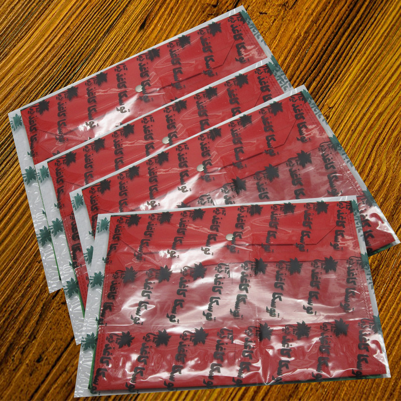 پوشه دکمه دار تیما مدل طلق دار