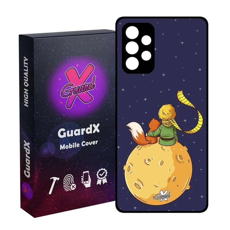 کاور گارد ایکس طرح Little Prince مدل Glass10003 مناسب برای گوشی موبایل سامسونگ Galaxy A32 4G