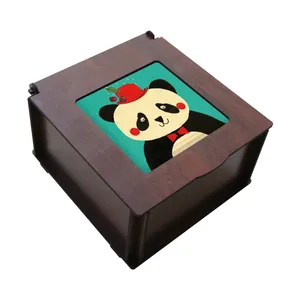 جعبه هدیه چوبی مدل           J54