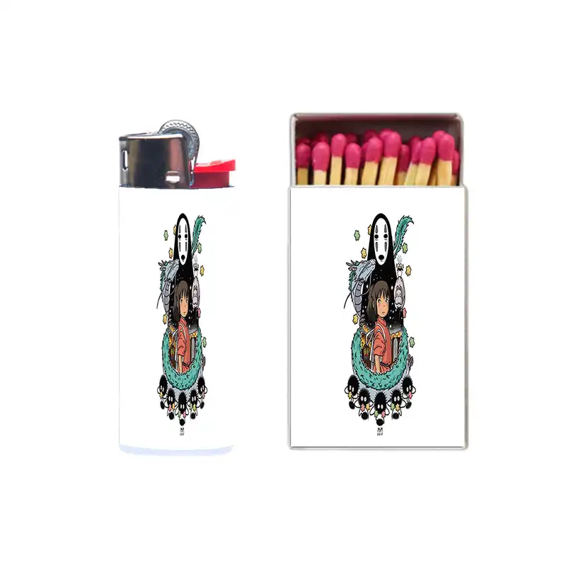 فندک مدل نوشته کد 197 به همراه کبریت