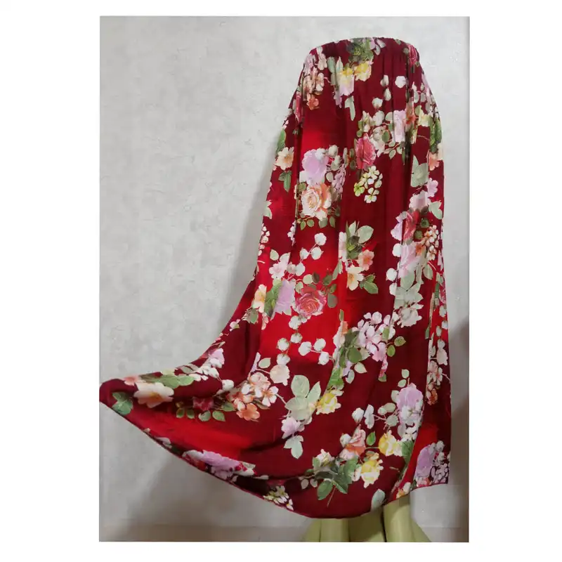 دامن زنانه مدل نخی نیم کلوش کد 00