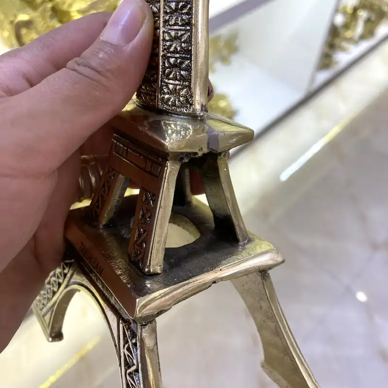 دکوری برنجی مدل برج ایفل کد102291