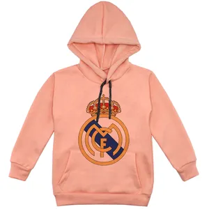 هودی پسرانه مدل رئال مادرید F91 رنگ گلبهی