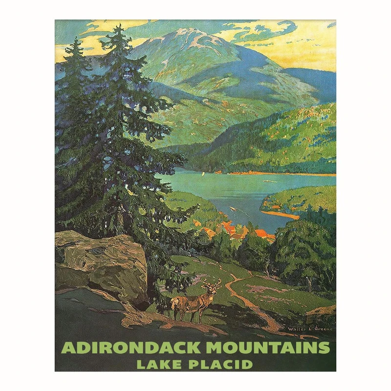 پوستر مدل ر فضای گذشته از کوهستان‌های آدیرونداک 