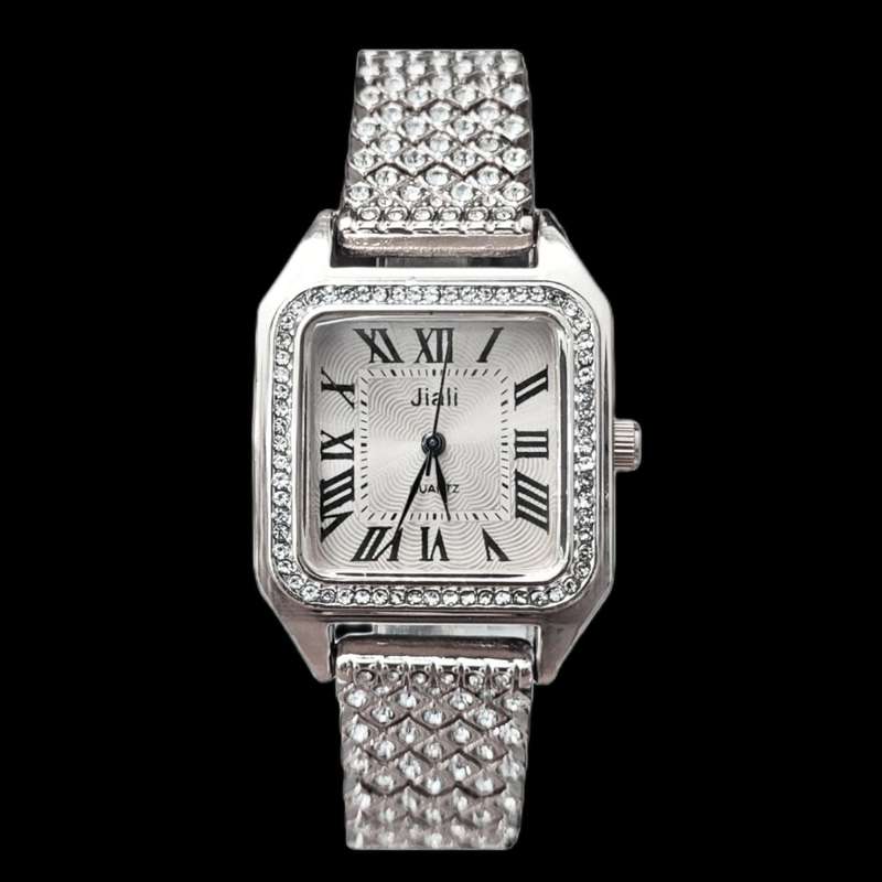 ساعت مچی عقربه ای زنانه مدل یونانی نگینی