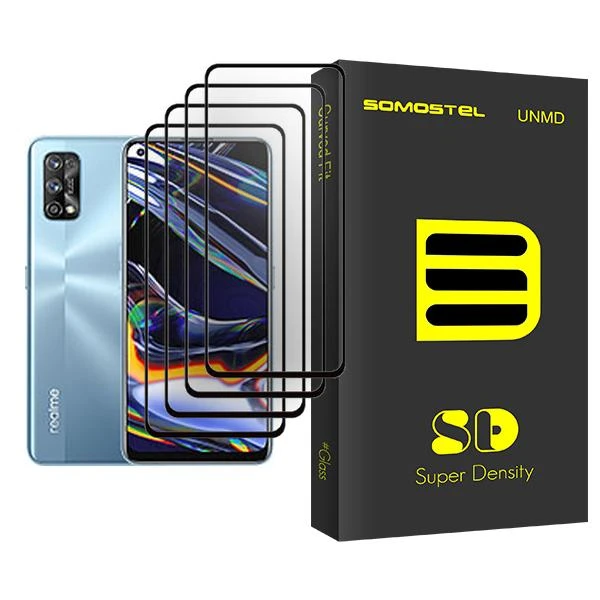 محافظ صفحه نمایش سوماستل مدل SD Glass MIX004 مناسب برای گوشی موبایل ریلمی 7 Pro بسته چهار عددی