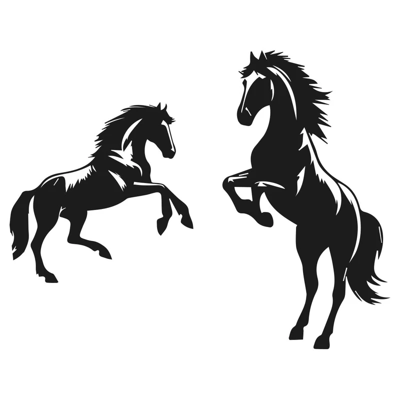 استیکر باروچین مدل اسب کد 4114 مجموعه 2 عددی