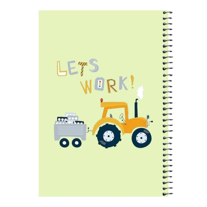 دفتر مشق 80 برگ اس جی مدل ماشین کار کد۸   