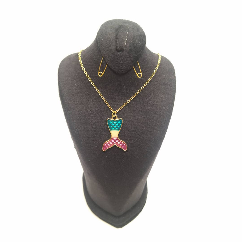 گردنبند دخترانه مدل پری دریایی