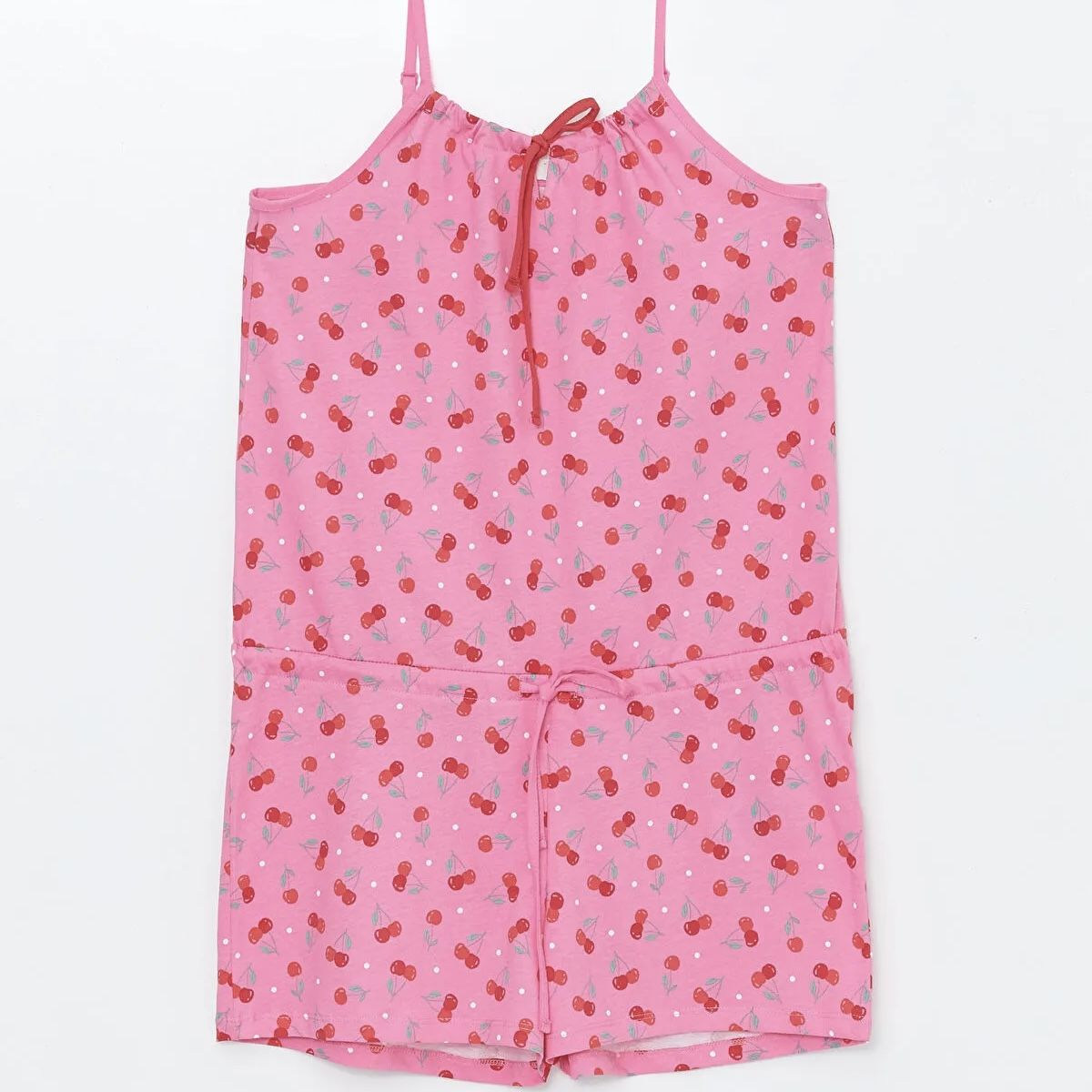 سرهمی زنانه ال سی وایکیکی مدل پنبه آلبالو -  - 5