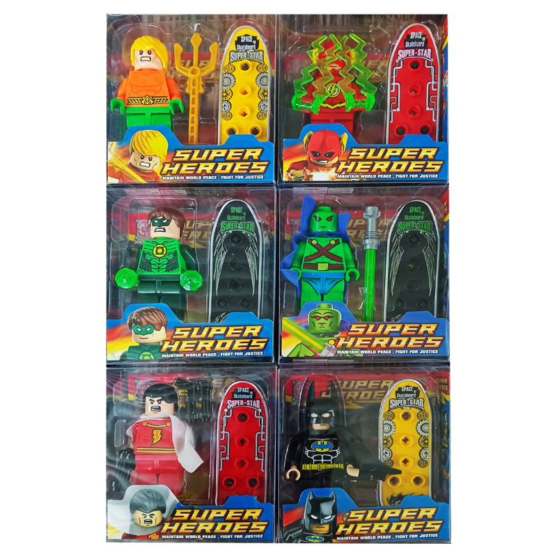 فیگور مدل Super Heroes کد 2015/52 مجموعه 6 عددی