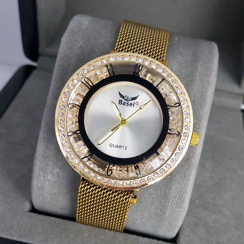 ساعت مچی عقربه ای دخترانه بازل کد 01