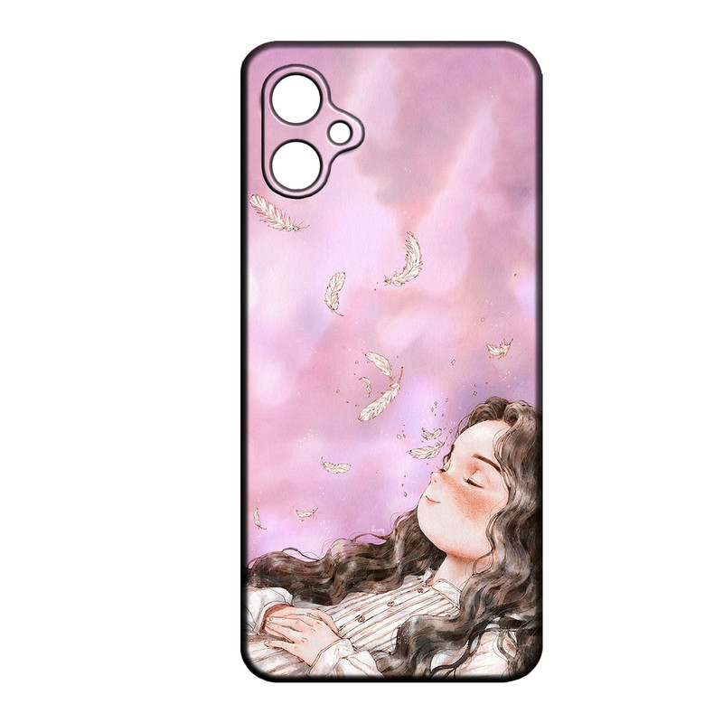 کاور طرح دخترانه کد 176 مناسب برای گوشی موبایل سامسونگ Galaxy A06