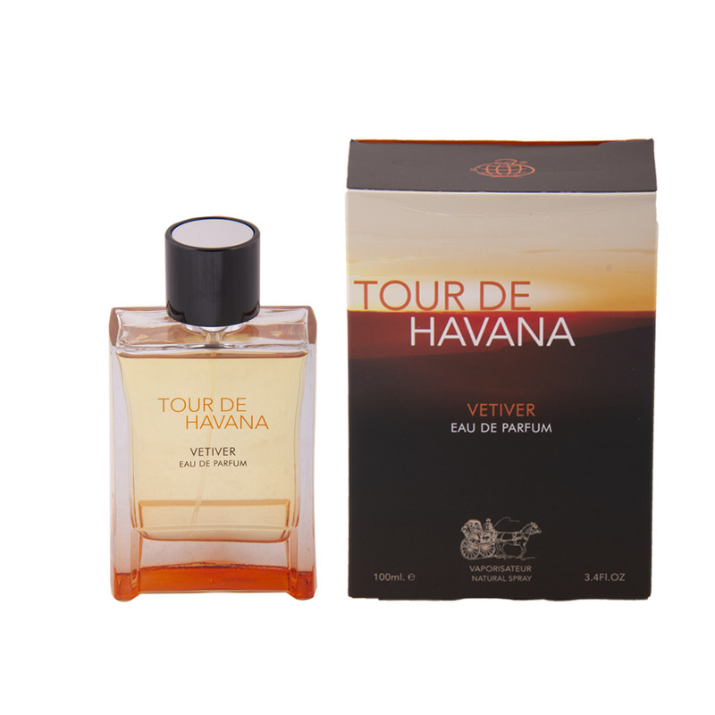 ادو پرفیوم مردانه فراگرنس ورد مدل Tour de Havana Vetiver حجم 100 میلی لیتر ادو پرفیوم مردانه فراگرنس ورد مدل Tour de Havana Vetiver حجم 100 میلی لیتر