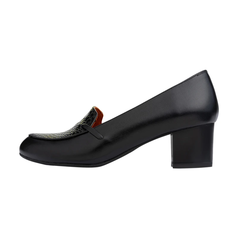 کفش زنانه چرم یلسان مدل  کلارا کد -KLR-601-MRGN-msk