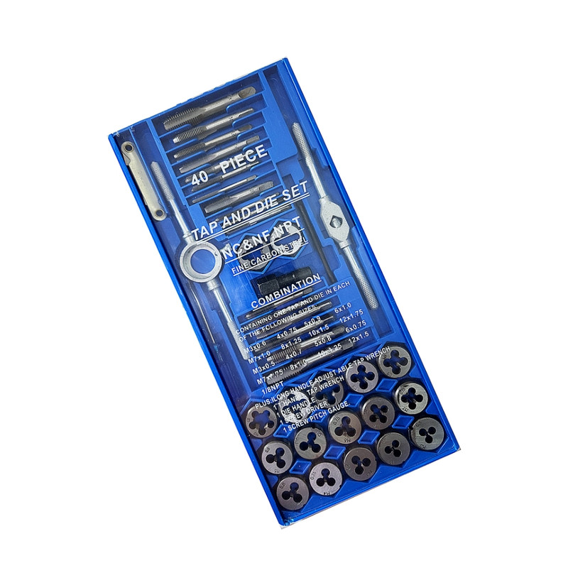 حدیده و قلاویز مدل M4001 مجموعه 40 عددی حدیده و قلاویز مدل M4001 مجموعه 40 عددی