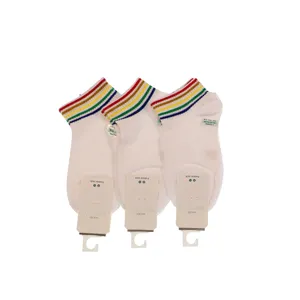جوراب دخترانه مدل فانتزی - کد 01077.3 - بسته 3 عددی