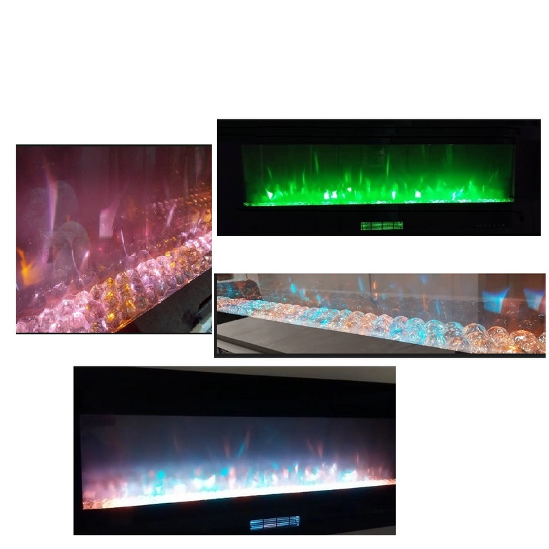 شومینه برقی اچ بی مدل کریستال صوتی 150 AuCr