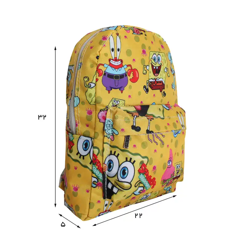 کوله پشتی بچگانه مدل باب اسفنجی