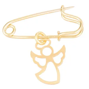 تخفیف سنجاق سینه طلا 18 عیار زنانه نیکان گلد مدل فرشته