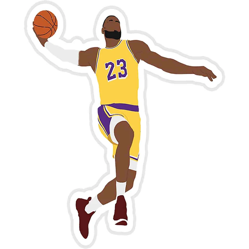 استیکر لپ تاپ طرح LeBron James - Dunk کد ST1107