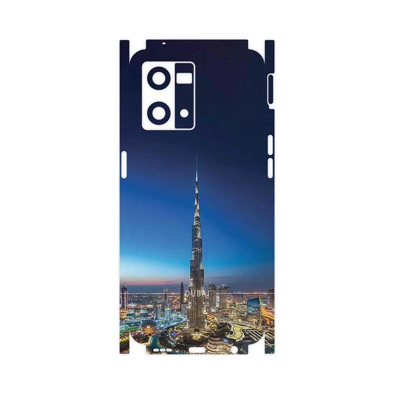 برچسب پوششی ماهوت مدل Dubai_City-FullSkin مناسب برای گوشی موبایل اپو Reno 8 4G