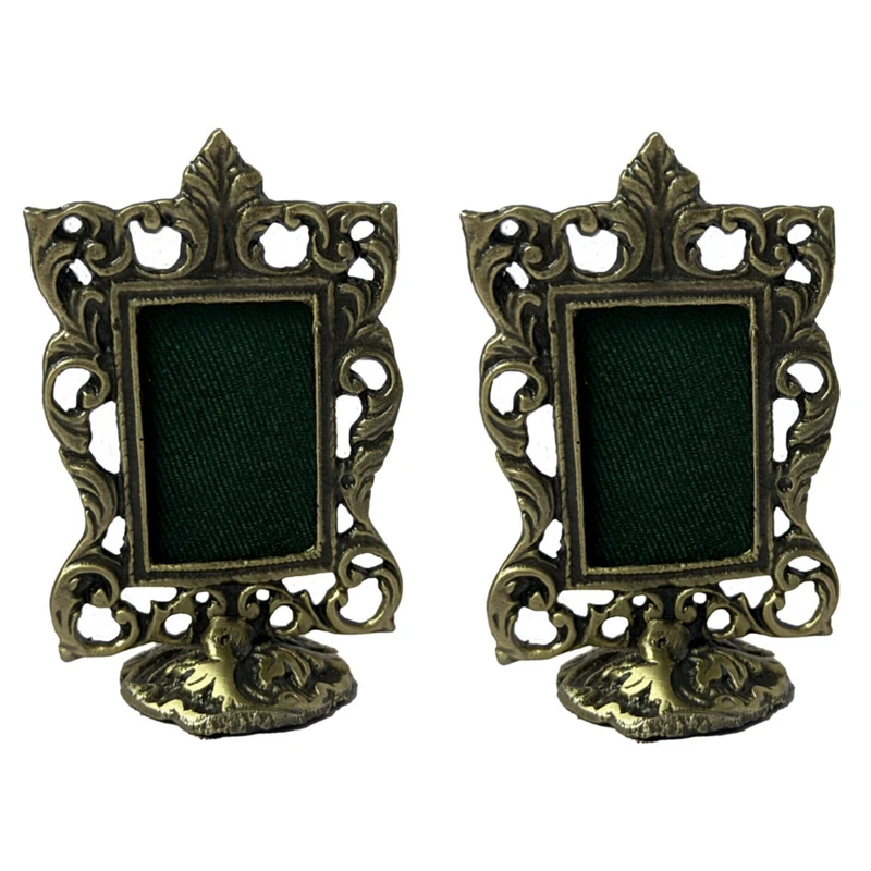 قاب عکس مدل فلزی سایز ۳*۴ سانتی متر مجموعه 2 عددی