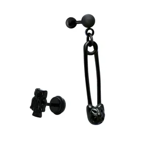 پیرسینگ گوش زنانه پایتخت مدل PS561_GO بسته دو عددی