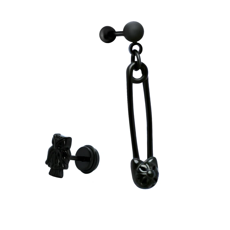 پیرسینگ گوش زنانه پایتخت مدل PS561_GO بسته دو عددی