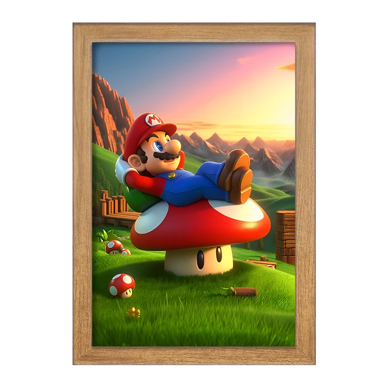 تابلو خندالو مدل سوپر ماریو (Super Mario) کد F7191