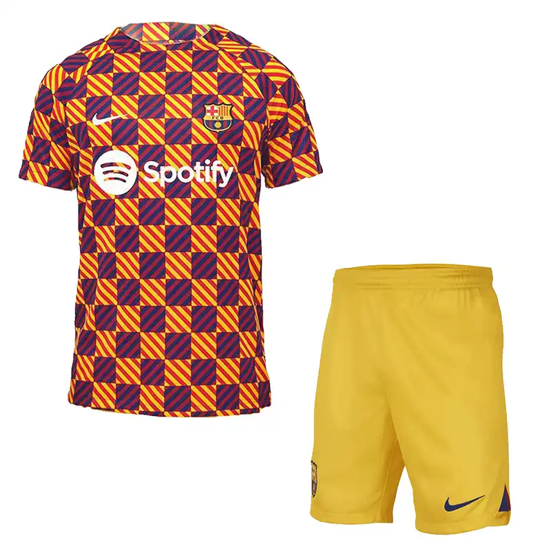 ست تی شرت و شلوارک ورزشی مردانه مدل بارسلونا کد 2023