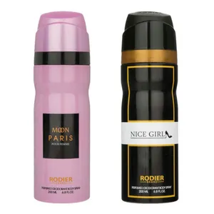 اسپری بدن زنانه رودیر مدل GM حجم 200 میلی لیتر مجموعه 2 عددی