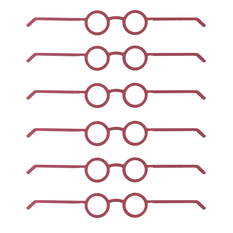 عینک عروسک کد pin1 بسته 6 عددی