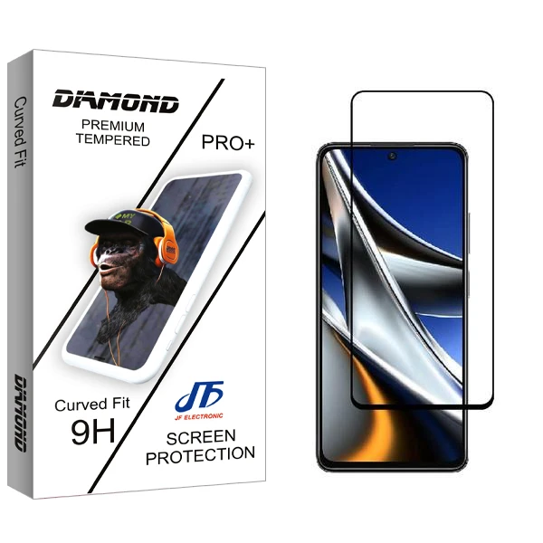 محافظ صفحه نمایش جی اف مدل Diamond مناسب برای گوشی موبایل شیائومی Poco X4 Pro 5G