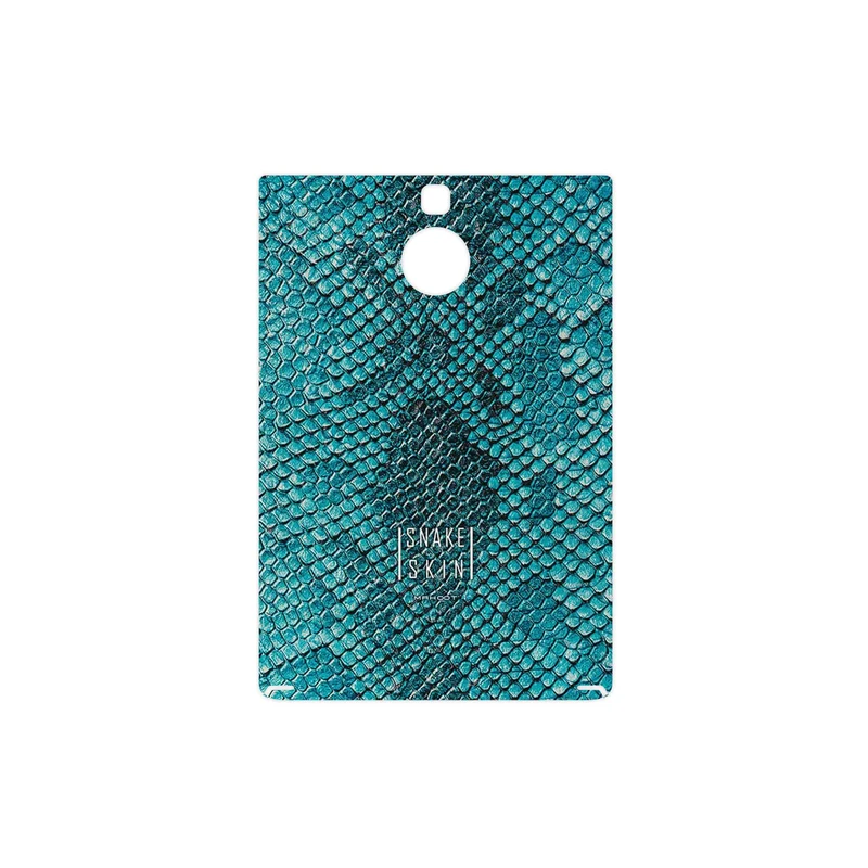 برچسب پوششی ماهوت مدل Blue Snake Skin مناسب برای گوشی موبایل بلک بری Passport Silver Edition