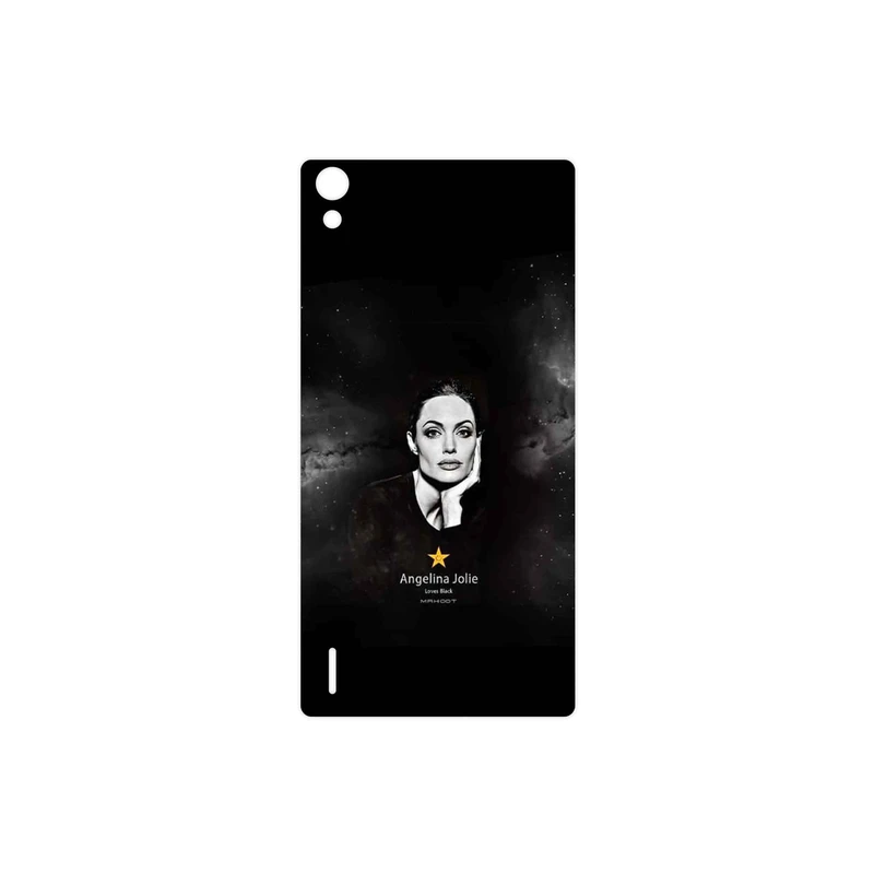 برچسب پوششی ماهوت مدل Angelina Jolie مناسب برای گوشی موبایل هوآوی Ascend P7
