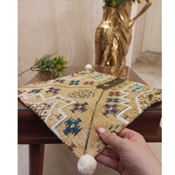 کاور کوسن مدل زر بافت کد 202 مجموعه دو عددی کاور کوسن مدل زر بافت کد 202 مجموعه دو عددی