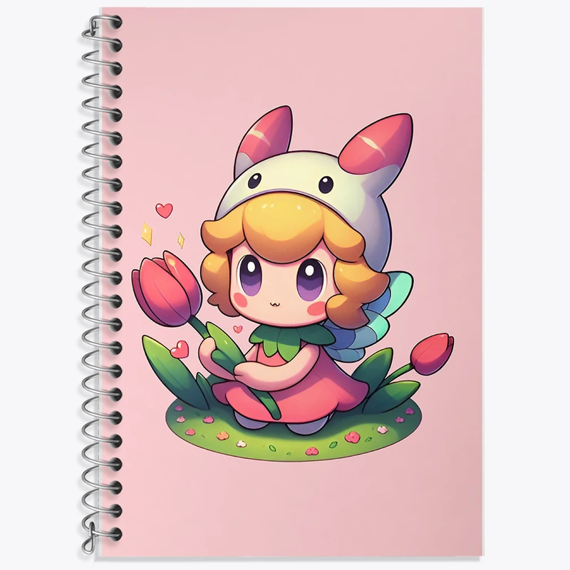 دفتر نت موسیقی 50 برگ خندالو طرح دخترانه کیوت کد F8416