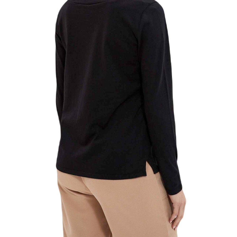 تی شرت آستین بلند زنانه هومنیتی مدل WYWTS3702-BLK -  - 4