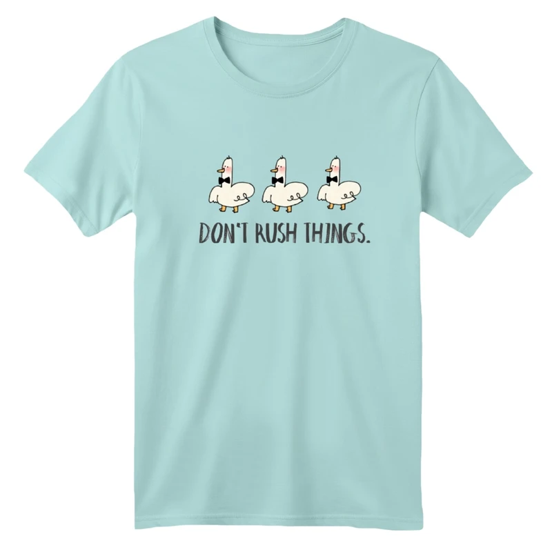 تی شرت آستین کوتاه بچگانه مدل اردک ها و پاپیون