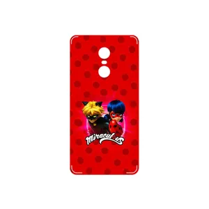 MAHOOT Ladybug and Cat Noir Cover Sticker for Xiaomi Redmi Note 4X