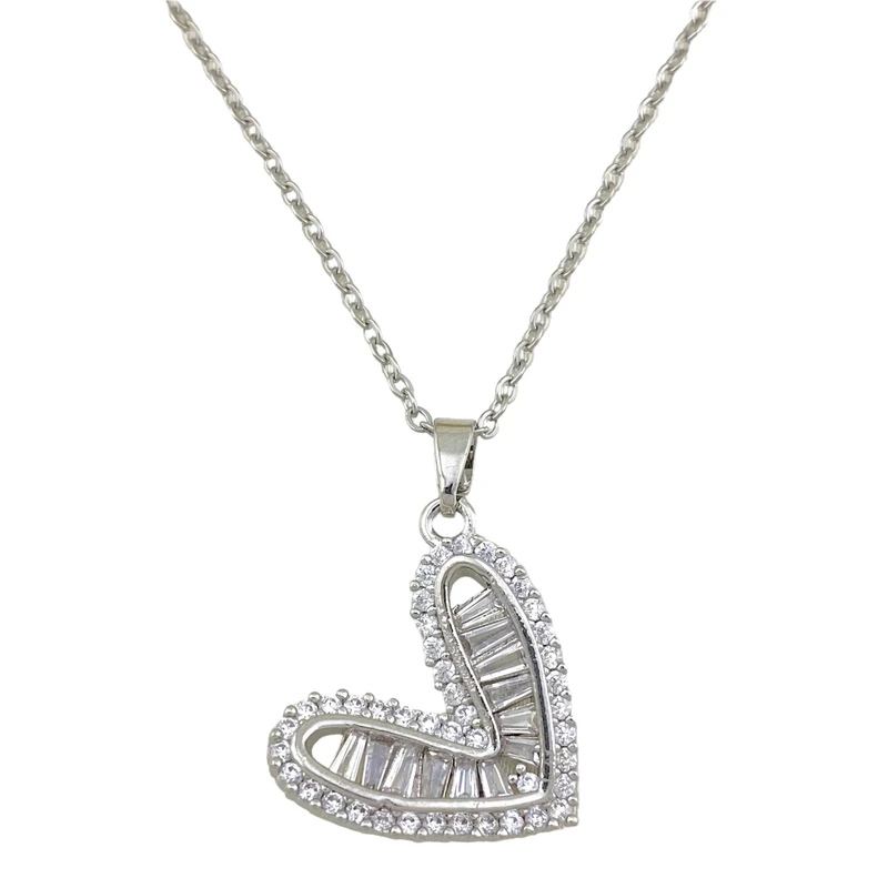 گردنبند زنانه مدل قلب کد N4379