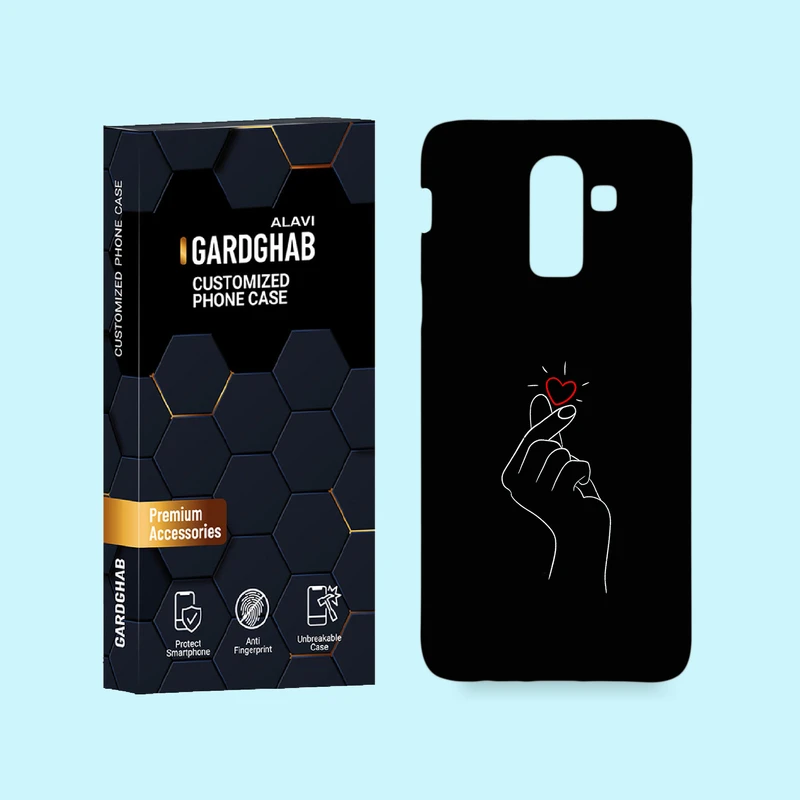 کاور گارد قاب علوی مدل عاشقانه مناسب برای گوشی موبایل سامسونگ Galaxy J8 2018 