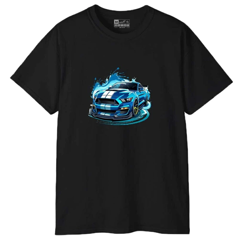 تی شرت آستین کوتاه مردانه پاد آفرین مدل ماشین اسپرت خفن کد 0620