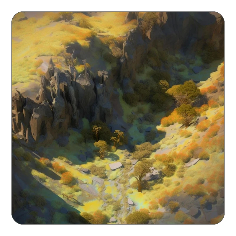 مگنت کاکتی طرح نقاشی رنگ روغن مدل mp71921